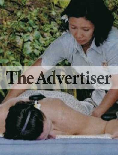 The Advertiser newspaper features Bliss Bali Retreat