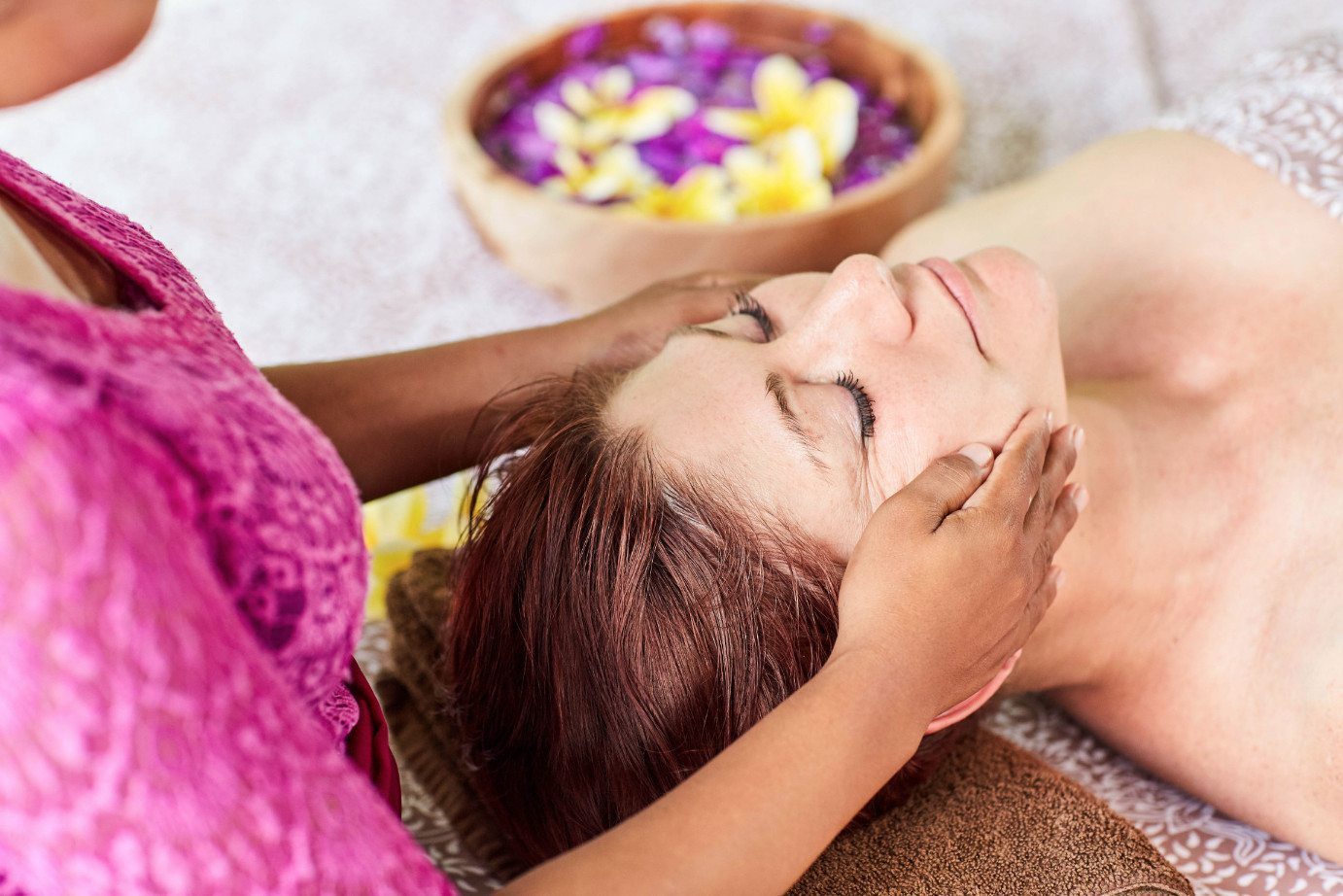 Luxurious head massage at Bliss