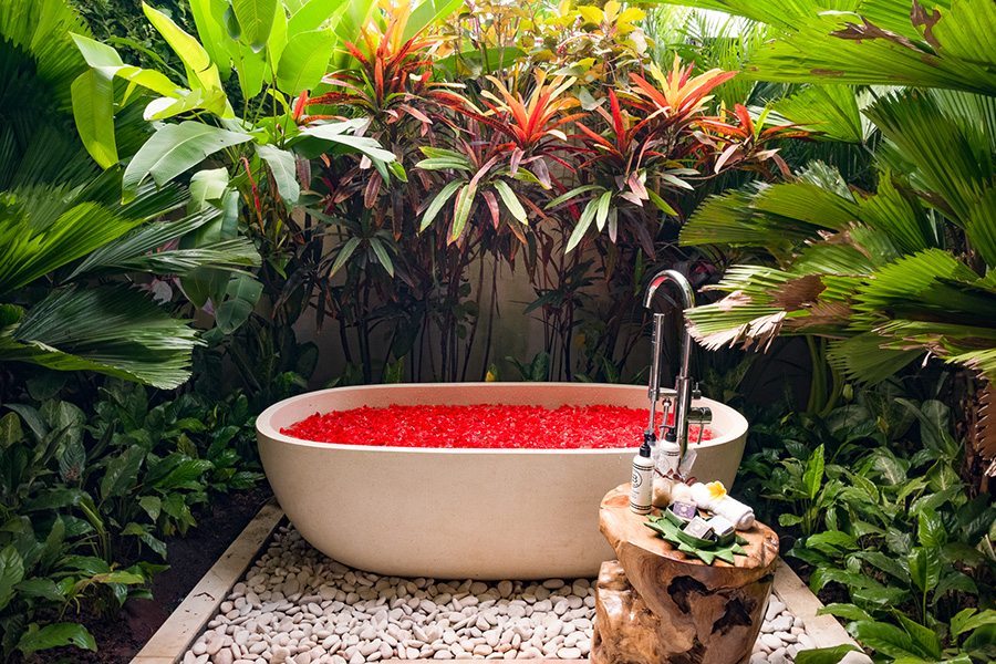 Bali retreats, Bliss stunning garden bath, Sanctuary For Women, New Canggu Sanctuary