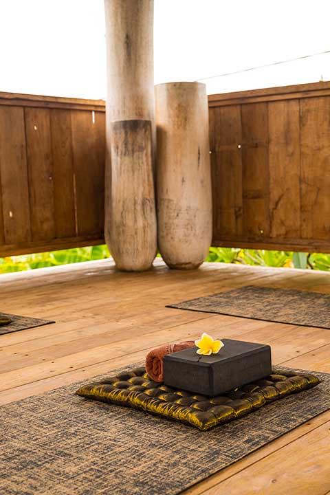 Yoga shala at Bliss Sanctuary for Women, Canggu, Bali