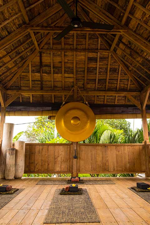 Yoga shala at Bliss Sanctuary for Women, Canggu, Bali