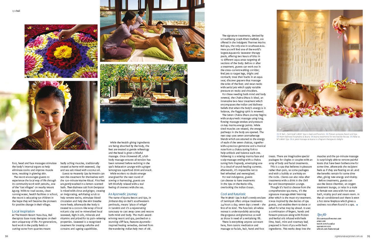 Signature Luxury Travel Magazine - Bali's Healing Magic
