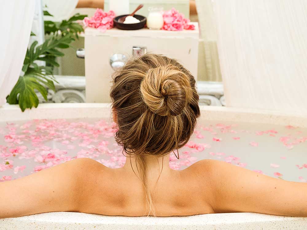 Wellness Bathing at our Blissful Bali Retreat