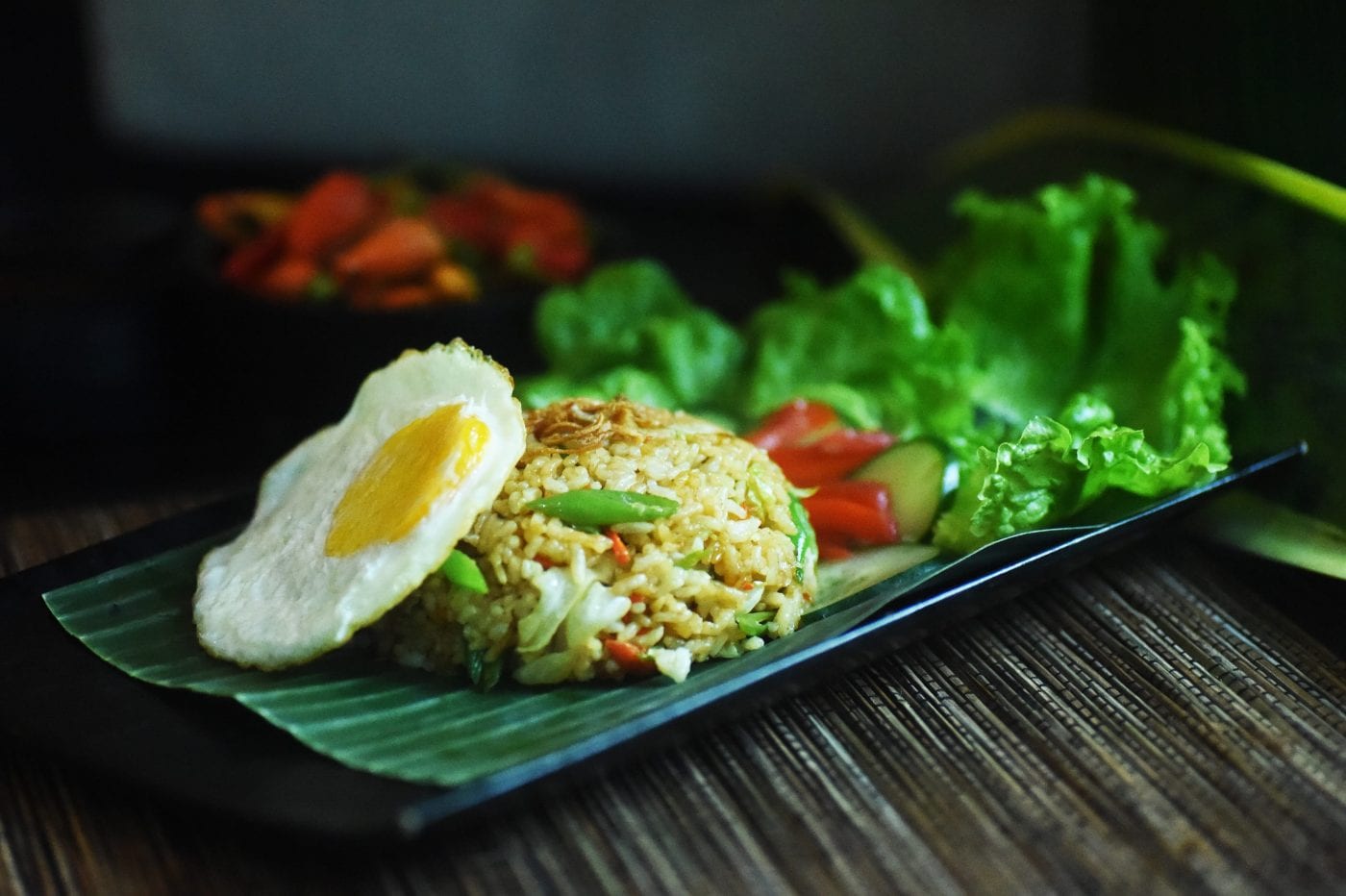 Delicious Nasi Goreng at Bliss Bali retreat