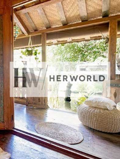 Her World website, Bliss Sanctuary For Women luxury bedroom