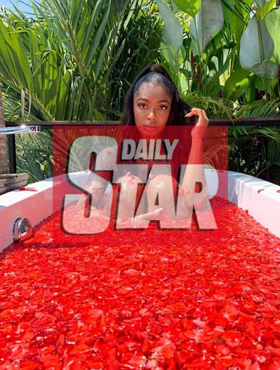 Daily Star, Jourdan Riane in flower bath at Bliss Bali Retreat