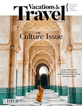 Vacations and Travel Magazine cover