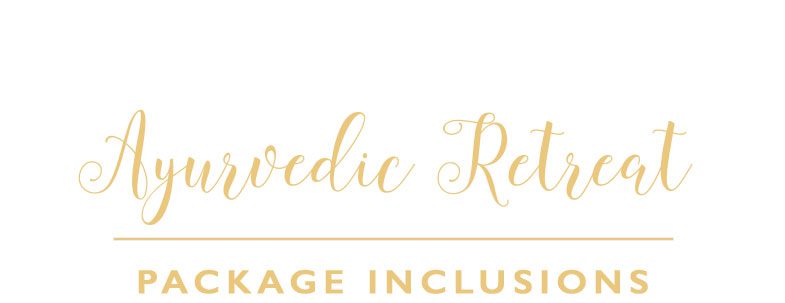 Healing Retreat Package Inclusions